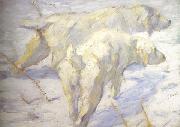 Franz Marc, Siberian Sheepdogs (mk34)